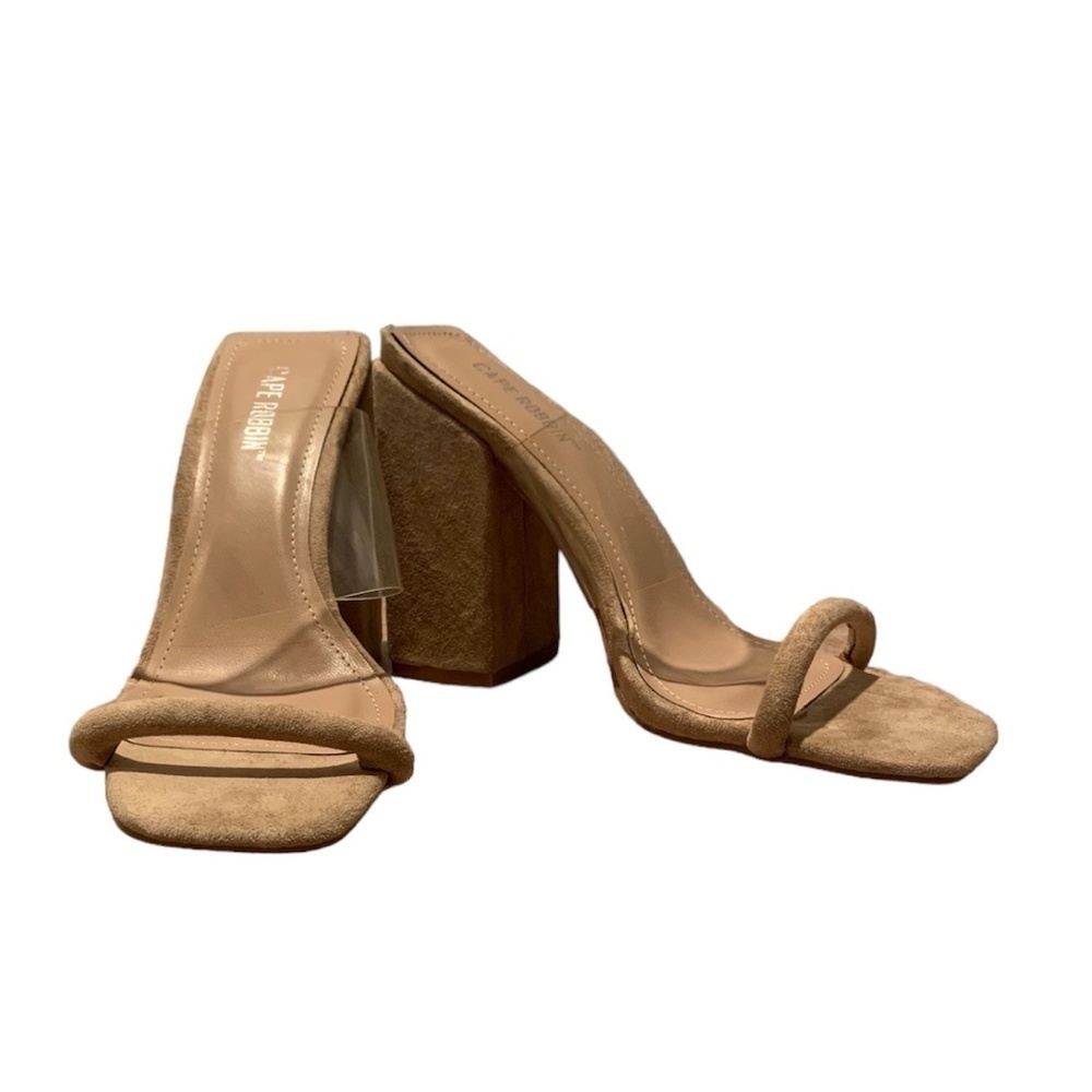 Cape Robbin Nude Block Heels size 6.5